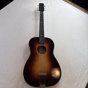 Rare Vintage 1950s VOSS Parlor Guitar Sunburst Made in West Germany